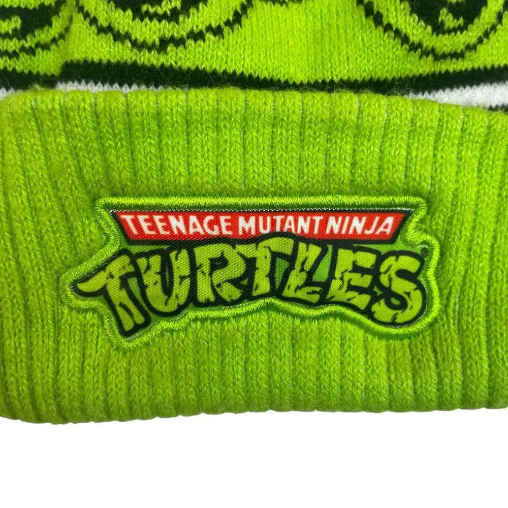 Teenage Mutant Ninja Turtles Pom Beanie Hat OSFM Nickelodeon 2024